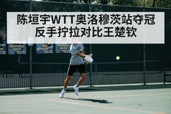 陈垣宇WTT奥洛穆茨站夺冠 反手拧拉对比王楚钦